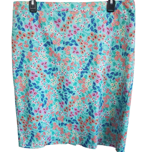 RE-IMAGINED BY JCREW SKIRT SIZE 14 FLORAL - Picture 1 of 5